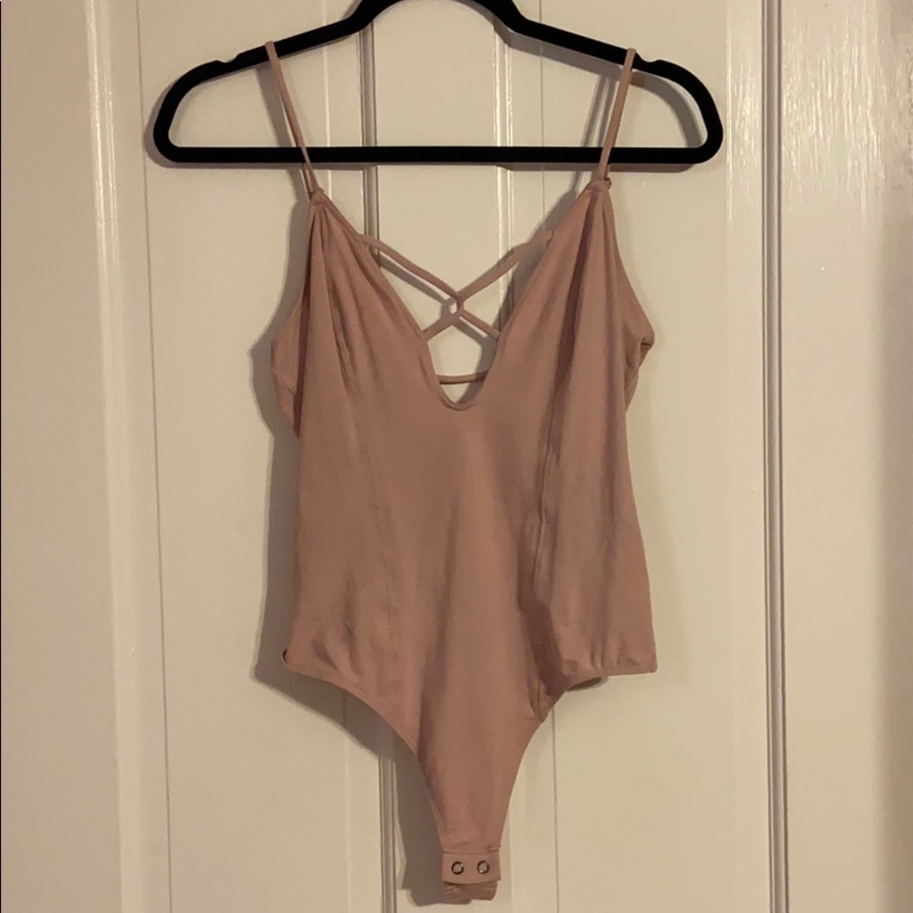 Strappy detail bodysuit